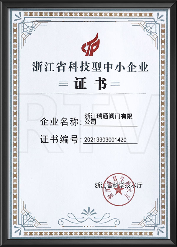 浙江省科技（jì）型中小企業